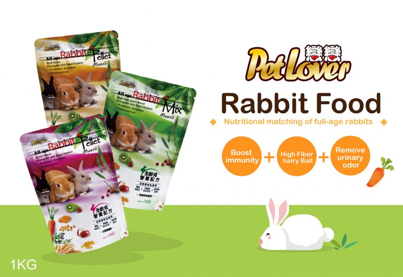 Comida de conejo, suministros para animales